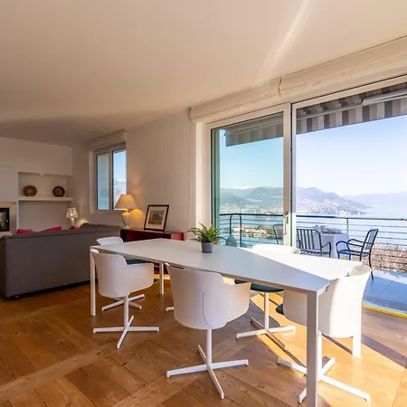 Panoramic Design On Maggiore! Sfarzoso Vila Levo